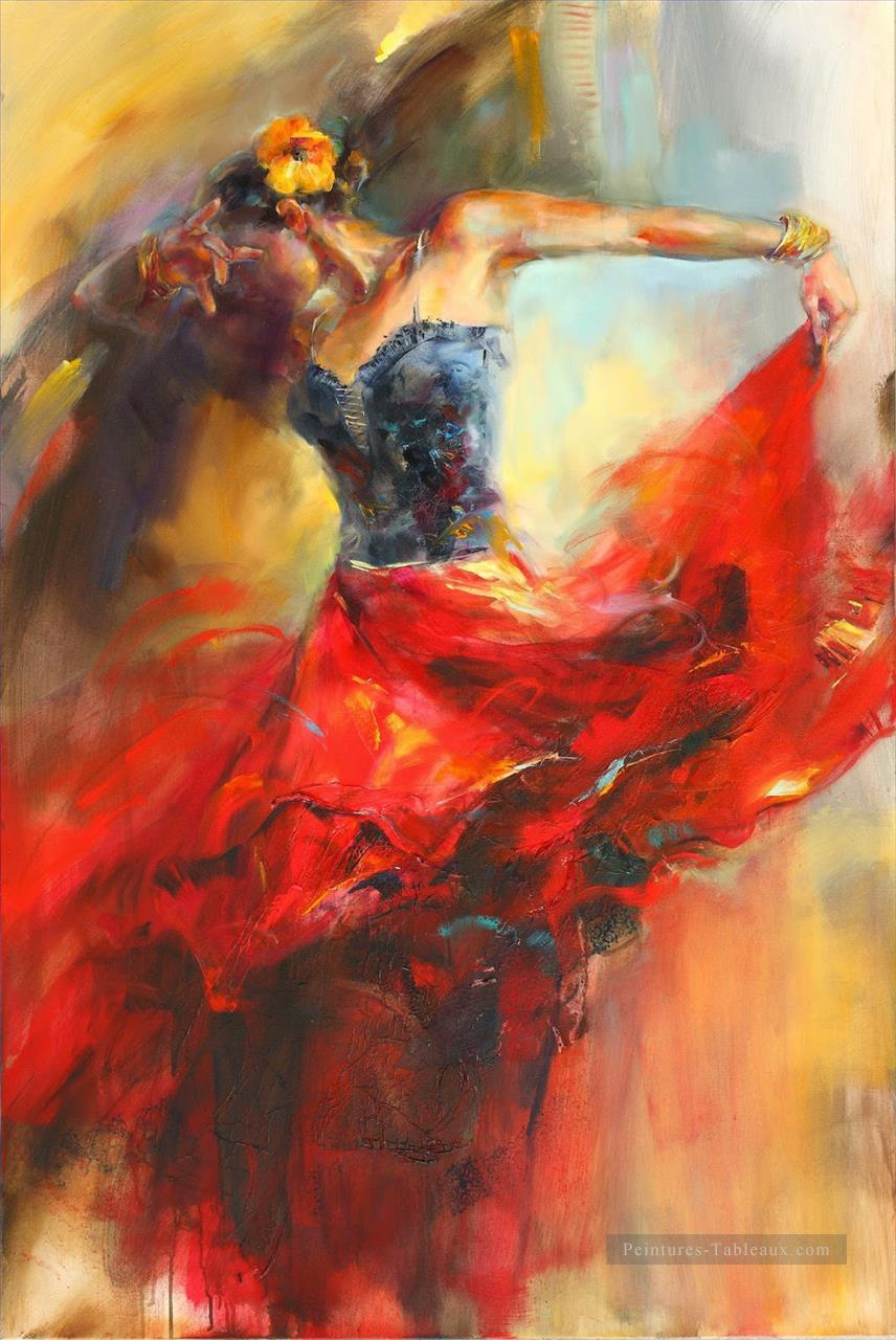 danseuse de ballet AR Impressionist Peintures à l'huile